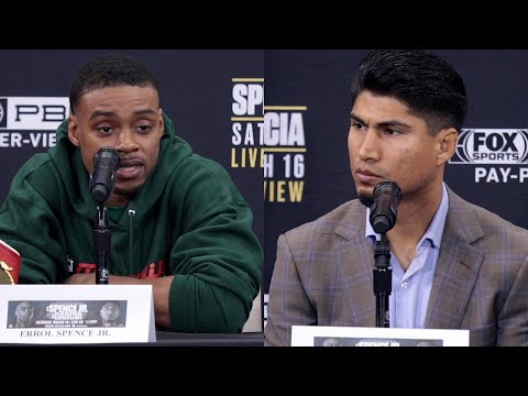 ERROL SPENCE SNAPS AT MIKEY GARCIA AS BOTH GO BACK AND FORTH! "IM NOT YOUR OTHER OPPONENTS!"