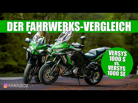 VERSYS 1000 S vs. VERSYS 1000 SE - Der Fahrwerks-Vergleich