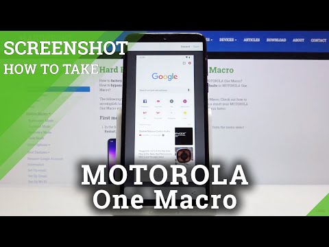 How to Take Screenshot in MOTOROLA One Macro – Capture Screen