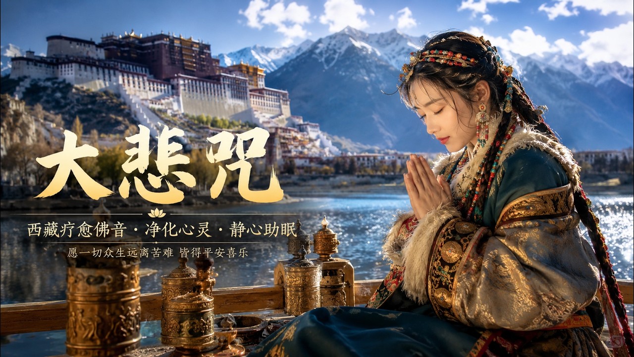 《觀音心經》梵音｜什麼都不用想・讓一切慢慢安靜下來，當你想太多時，請來這裡靜一下，讓自己慢慢?