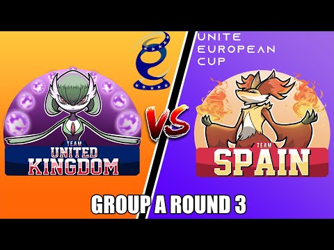 UNITED KINGDOM vs  SPAIN - Unite European Cup Group A Round 3 | Pokemon Unite Tournament