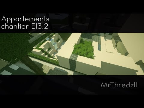 Thredz - Minecraft modern Build - Minecraft modern House let's build S1E13.2 Appartements