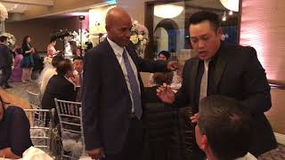 Wedding performance X marks the spot