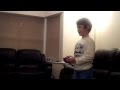 Arthur Playing With A Gyro Zoomer Mini R C Copter