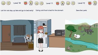 Brain Out 2 - Level 10, 11, 12 Gameplay Solution