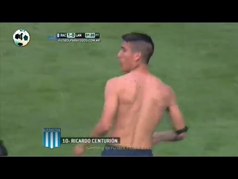 Gol Ricardo Centurión - Racing Club 1 Vs Lanús 0 - Primera División 2014