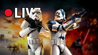 🔴LIVE Playing The Starwars Battlefront Classic Collection Online - UPDATE SOON!