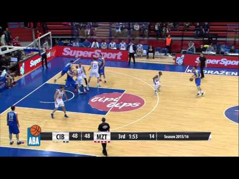 ABA Liga 2015/16 highlights: Cibona - MZT Skopje Aerodrom R20 (16.1.2016)