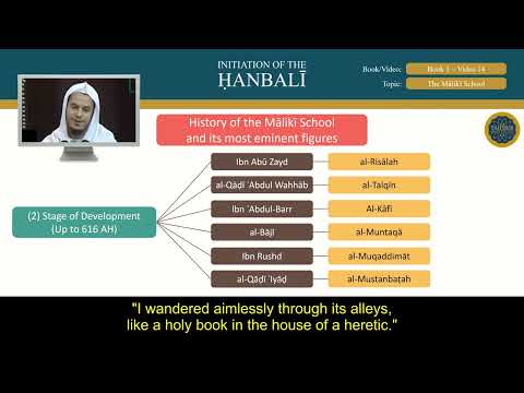 Intro to Fiqh | 14 The Maliki School of Fiqh | Initiation of the Hanbali by Amir Bahjat