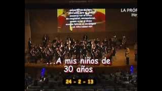 BANDA SINFÓNICA MUNICIPAL DE ALBACETE - "A mis niños de 30 Años"  24-2-13