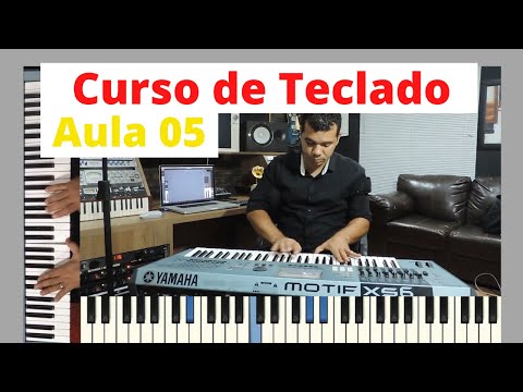 Aula de Teclado 05 para Iniciantes - Como Tocar Teclado do zero