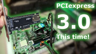 My mistake! Lets re-test the PCIe NVMe adapters, on a REAL PCIe 3.0 slot this time!