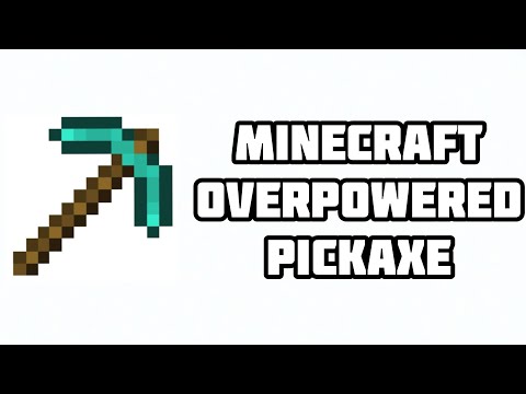 How to Make your Minecraft PICKAXE OverPowered (Enchantments)