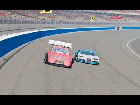 Bugatti Chiron vs Suzuki Escudo - OVAL TRACK