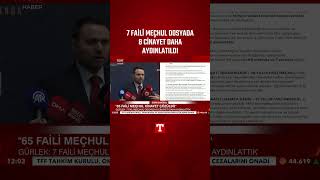 Bakan Gürlek Açıkladı: 7 Faili Meçhul Dosyada 8 Cinayet Daha Aydınlatıldı #Short