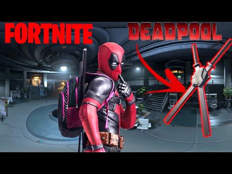 Fortnite - How To Get Deadpool's Katanas Back Bling (Week 4 Challenges)
