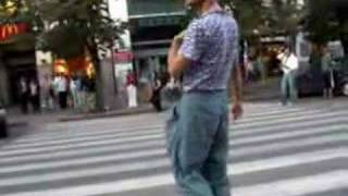 crazy czech guy dancing with gogos in prague
