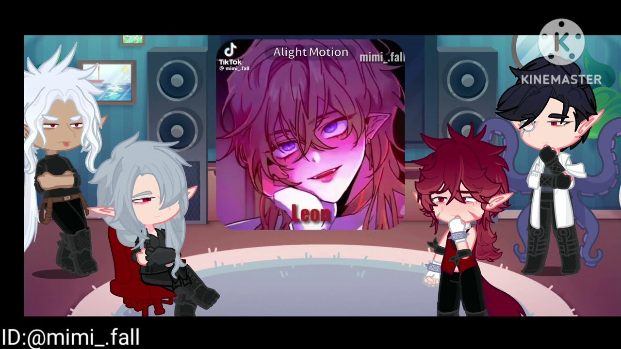 Dark fall reage a Leon as....{Tik Tok + Rap}•{Gacha life 2}•{parte única}