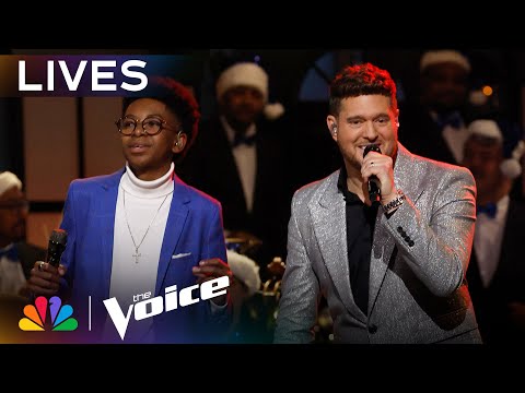 Max Chambers & Michael Bublé Perform "Blue Christmas" by Michael Bublé | The Voice Live Finale | NBC