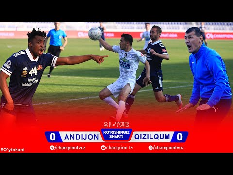 Superliga 21-tur. "Andijon"-"Qizilqum" uchrashuvida siz ko'rishingiz kerak bo'lgan vaziyatlar.