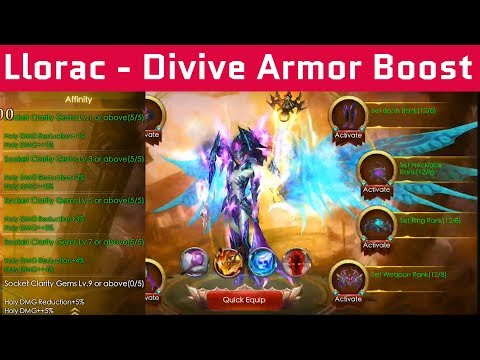 Llorac 1.16T BR- Getting Over 100% Holy Dmg From Divine Armor - Legacy of Discord