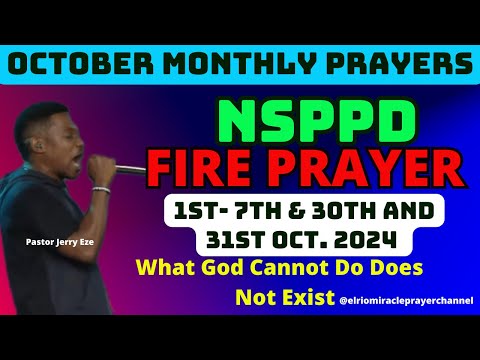 MONTHLY MIDNIGHT PROPHETIC FIRE PRAYER 1ST - 7TH, 30TH AND 31ST OCTOBER ​⁠2024  || PASTOR JERRY EZE
