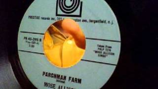 parchman farm - mose allison - prestige 1957