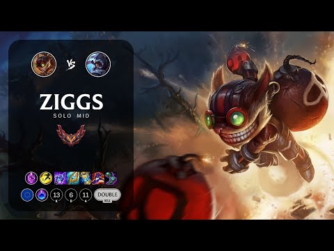 Ziggs Mid vs Talon - EUW Grandmaster Patch 13.1