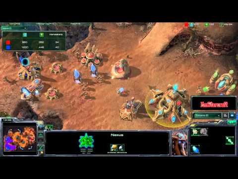 [USS2] Protoss , szybka ekspansja na Blistering Sands i Kontra na Mutaliski