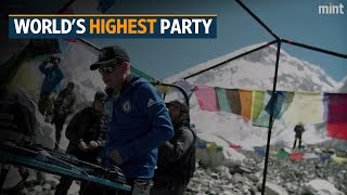 British DJ hosts world's highest party on Mount Everest