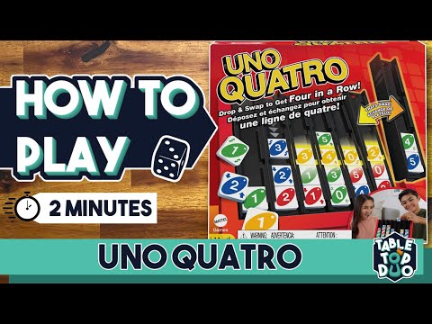 How to Play Uno Quatro in 2 minutes (UNO Quatro Rules)