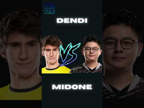 Dendi VS MidOne | Pro Player Solo Kill #Shorts #dota2