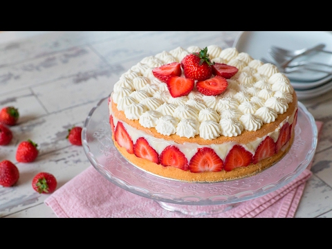 Fraisier - torta francese alle fragole e panna - ricette per la Festa della mamma o San Valentino