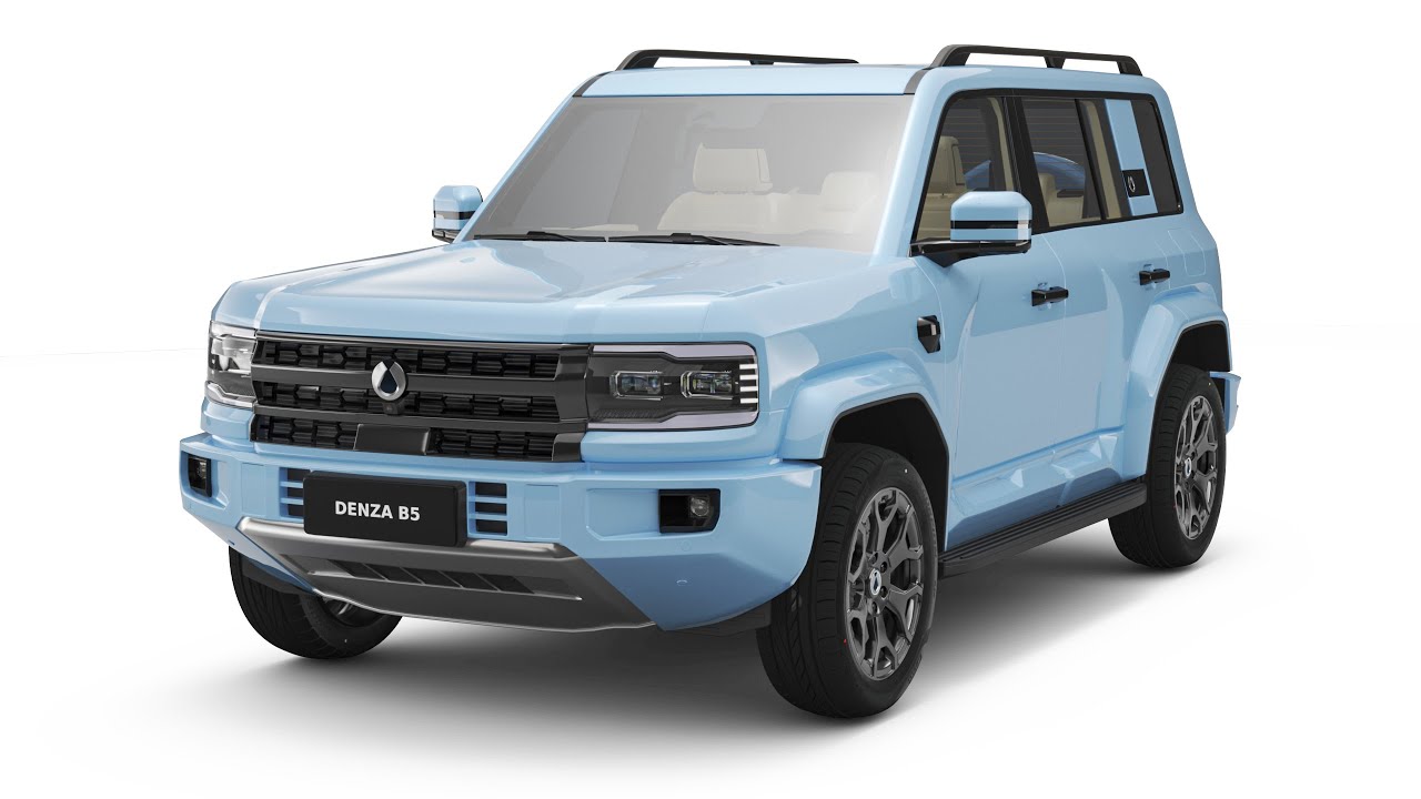 2026 BYD Denza B5 with Interior 3D Model