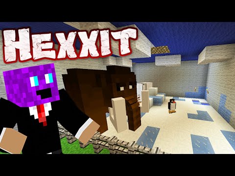 MAMMOTHS IN THE ZOO!!! - Minecraft Modded Hexxit Ep 10