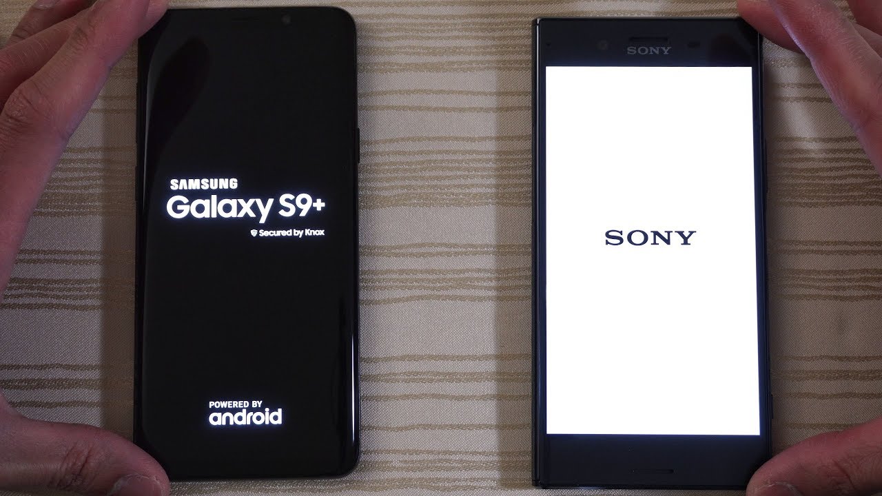 Galaxy S9 Plus vs Sony Xperia XZ Premium - Speed Test!