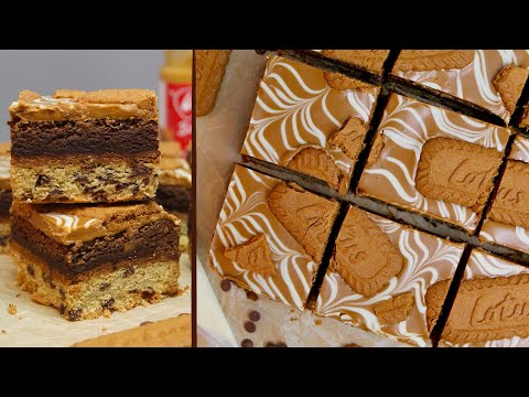 Lotus Biscoff Brookies | die perfekte Kombination aus Cookie & Brownie | Ihr werdet es LIEBEN!