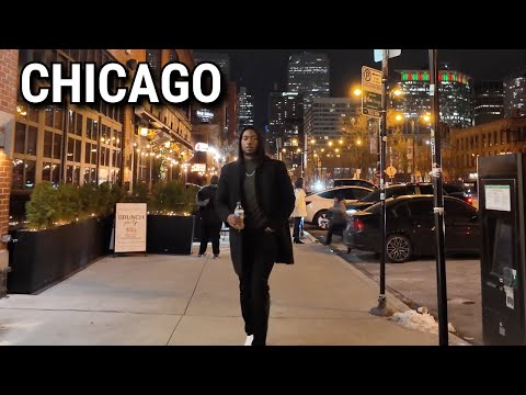 Nightlife In Chicago | West Loop | Winter Walk On Saturday (January 3, 2026) 4K Video