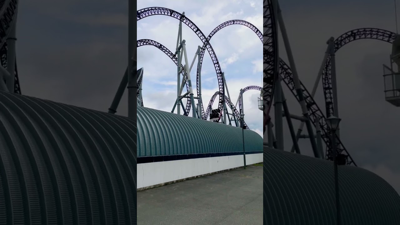 Satoshi got on a fun ride😄🎢 #shorts #富士急ハイランド #高飛車