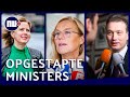 Deze acht ministers verlieten kabinet-Rutte III voortijdig | NU.nl