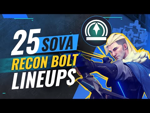 25 INSANE Sova Recon Bolt Lineups - Valorant