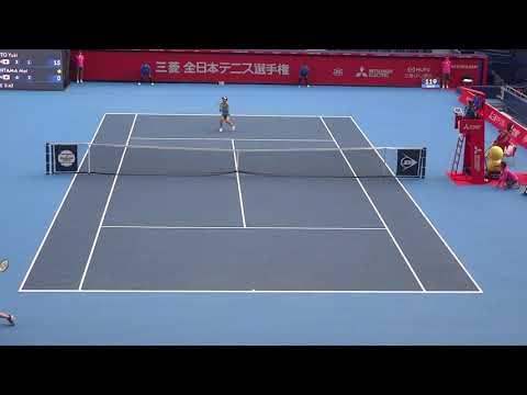 全日本選手権2019 本玉真唯(Mai Hontama)VS 内藤祐希(Yuki Naito) 2ndセット