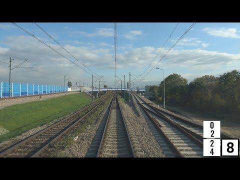 4K Cabview 45WE-017 Kraków Lotnisko/Airport - Wieliczka Rynek-Kopalnia + sound  - 13.10.2017
