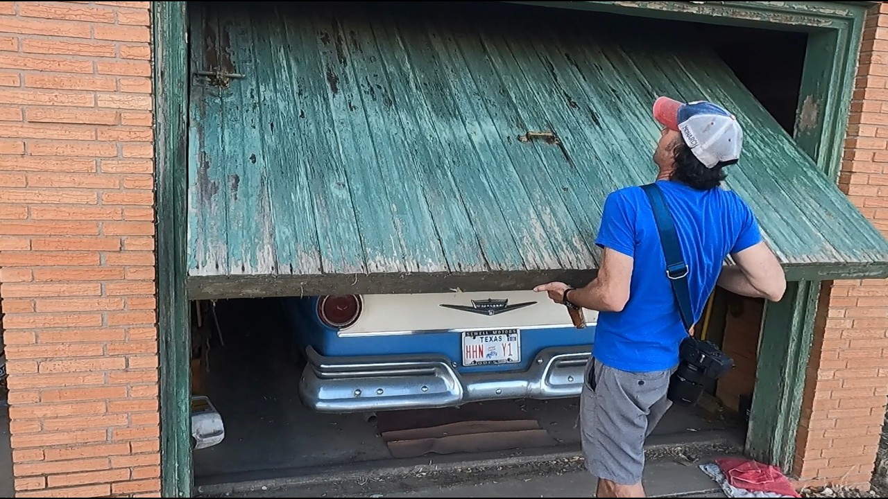 Estate Sale: "And in the garage is my grandmother's car... from 1957"
