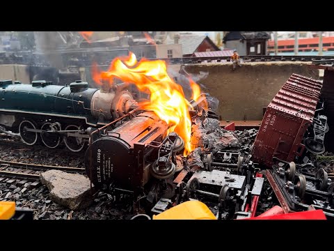 RUNAWAY TRAIN CRASH