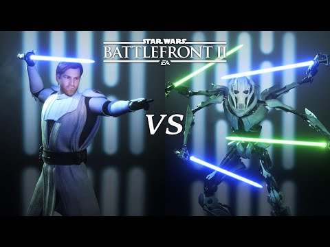 Star Wars Battlefront II | General Grievous vs Obi-Wan Kenobi | Duelo de Héroes