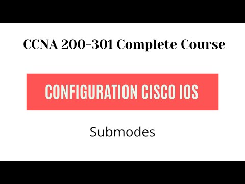 Configuration Cisco IOS Software  Submodes