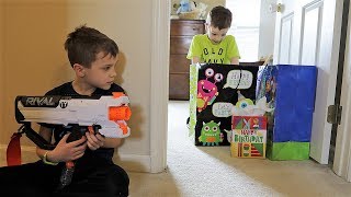 Nerf War:  The Birthday Surprise