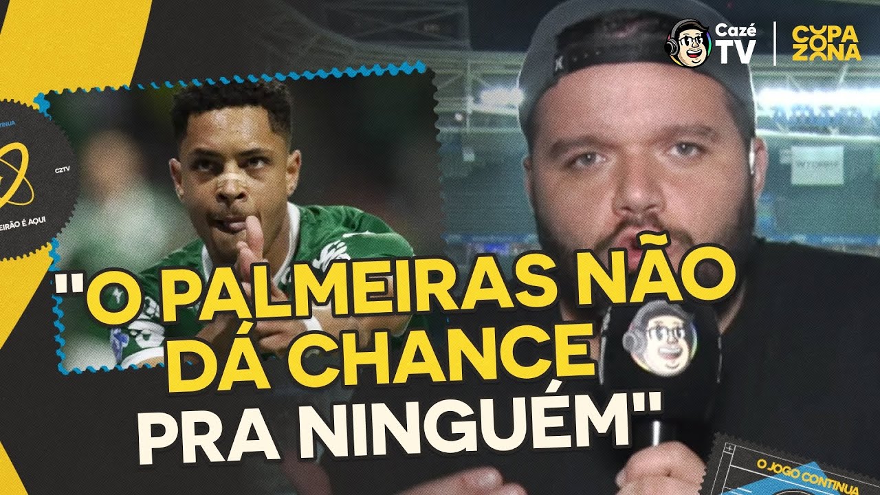 PALMEIRAS ATROPELA SANTOS EM CASA E SE DISTANCIA DO FLAMENGO NA LIDERANÇA DO BRASILEIRÃO | COPAZONA