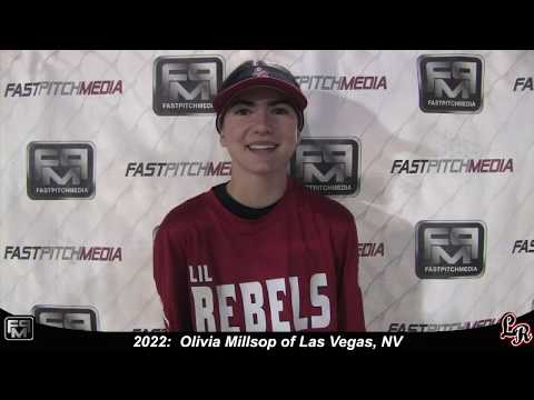2022 Olivia Millsop Speedy Slapper Outfield Softball Skills Video - Lil Rebels